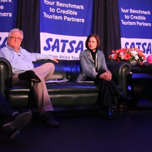 The discussion panel at the SATSA Conference with from ltr Paul Miedema, Glynn Oâ€™Leary, Brenda du Toit, Rung Button and Craig Drysdale.